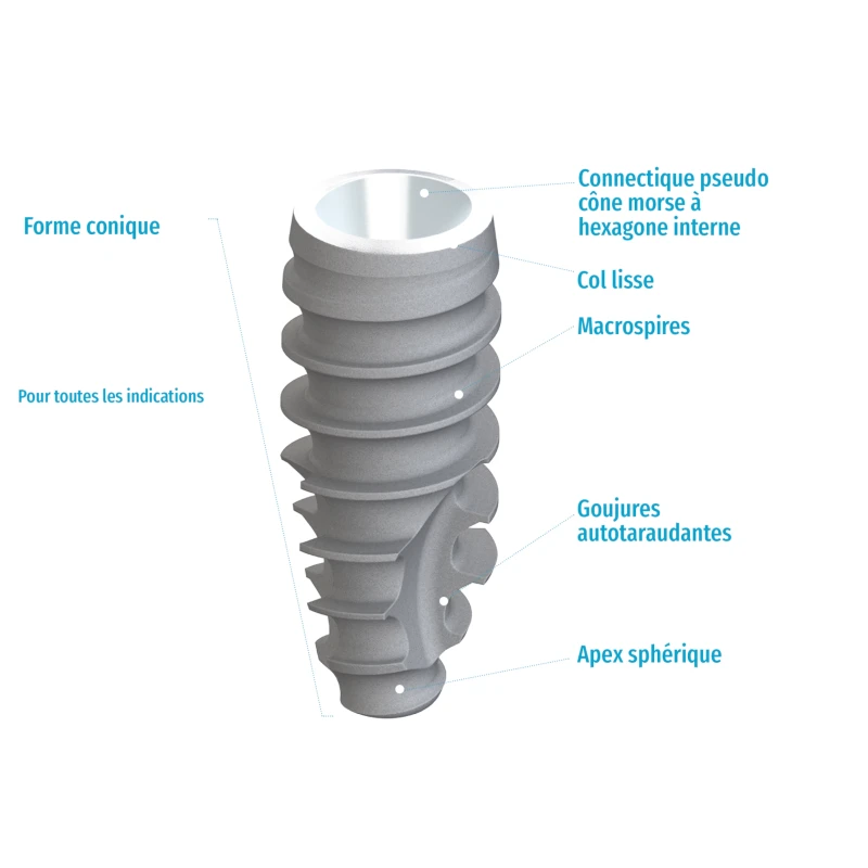 Master-C Implant conique